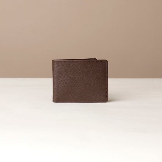 Simple Royal Billfold Wallet - Brown
