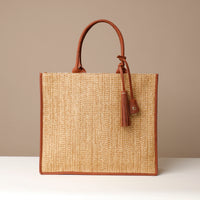 Raffia Mercatto Tote Bag