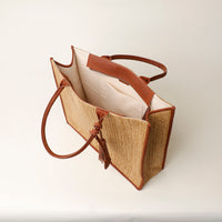 Raffia Mercatto Tote Bag
