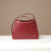 Penelope structured leather shoulder bag