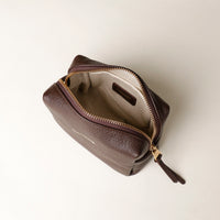 Mini Emma Toiletry Bag - Brown