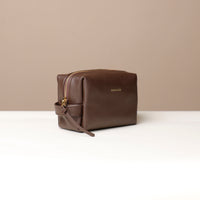 Mini Emma Toiletry Bag - Brown