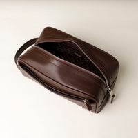 Emmiliano Toiletry Bag - Pebble Brown