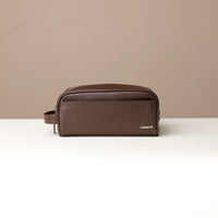 Emmiliano Toiletry Bag - Pebble Brown