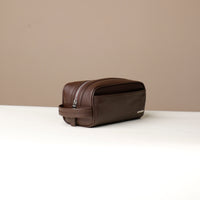 Emmiliano Toiletry Bag - Pebble Brown