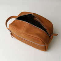 Toiletry Bag 2014 - Suede Tan