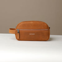 Toiletry Bag 2014 - Suede Tan