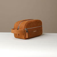 Toiletry Bag 2014 - Suede Tan