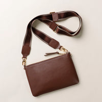 Pouch Isabella with Patterned Strap