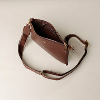 Pouch Isabella with Patterned Strap