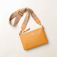 Pouch Isabella with Patterned Strap