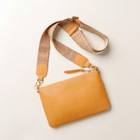 Pouch Isabella with Patterned Strap