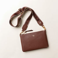 Pouch Isabella with Patterned Strap