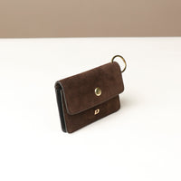 Suede Mini Duo Card Holder