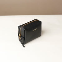 Mini Emma Toiletry Bag - Pebble Black