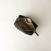 Mini Emma Toiletry Bag - Pebble Black