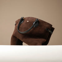 Suede Saule Tote Bag