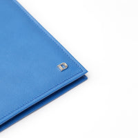 Aamal Passport Case - Pebbled Blue