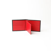 Clark Wallet L.E. - Black Napa & Red Napa