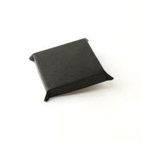 Office Leather Desk 6-Set (Pencil Holder) - Pebble Black with Napa Tan