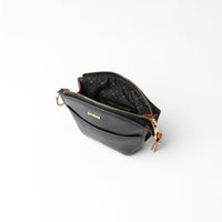 Coin Purse Eury - Black with Tan