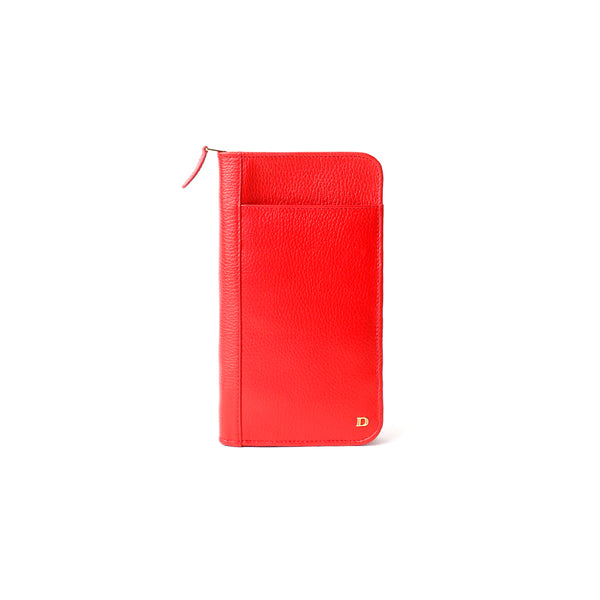 Alfaro Document Holder - Pebble Red