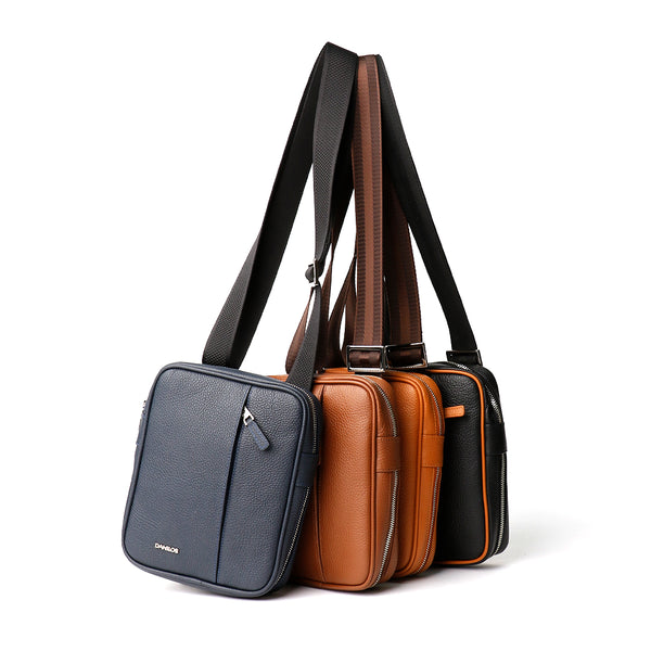 Crossbody Dylan | Premium Leather Bag with Adjustable Nylon