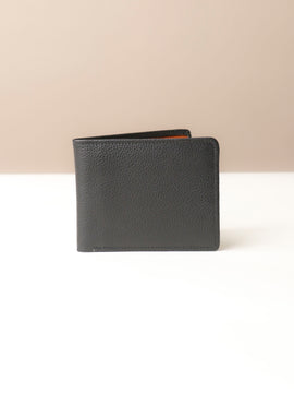 Slim Clark Billfold - Black/ Tan
