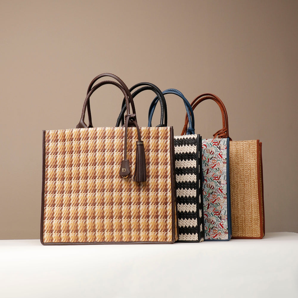 Raffia Mercatto Tote Bag
