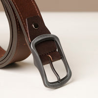 Brown Smooth Leather Belt