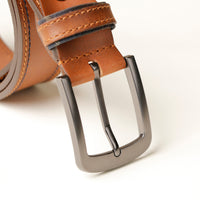 Tan Double Stitch Belt