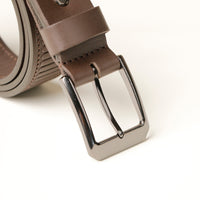 Brown Textured Belt