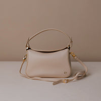 handbag-satchel-Hold-bag-leather-beige-arena-with-strap-front-view