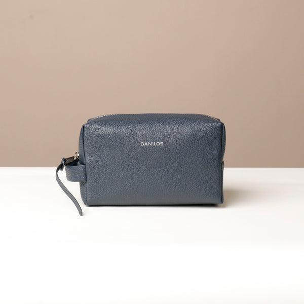 Mini Emma Toiletry Bag - Navy Blue