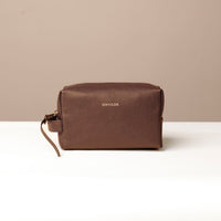 Mini Emma Toiletry Bag - Brown