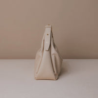 Hobo-bag-handbag-Mini-Mia-Minimale-Leather-Arena-Beige-Lateral-View