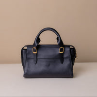 Handbag-satchel-nara-leather-black-back-back-view