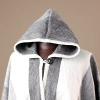 Alpaca Poncho with hood