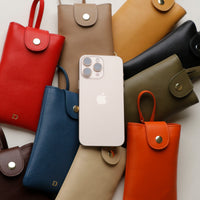 Leather Josephine Phone Pouch