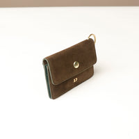 Suede Mini Duo Card Holder