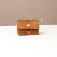 Suede Mini Duo Card Holder