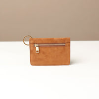 Suede Mini Duo Card Holder