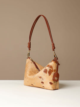 Hair-on Zesté Crossbody Jr. - Tobaco