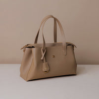 satchel-handbag-solene-bag-dark-taupe-beige-leather-frontlateralview