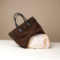 Suede Saule Tote Bag
