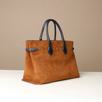 Suede Saule Tote Bag