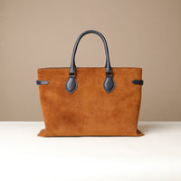 Suede Saule Tote Bag
