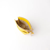Coin Purse Eury - Pebble Yellow with Exotic White