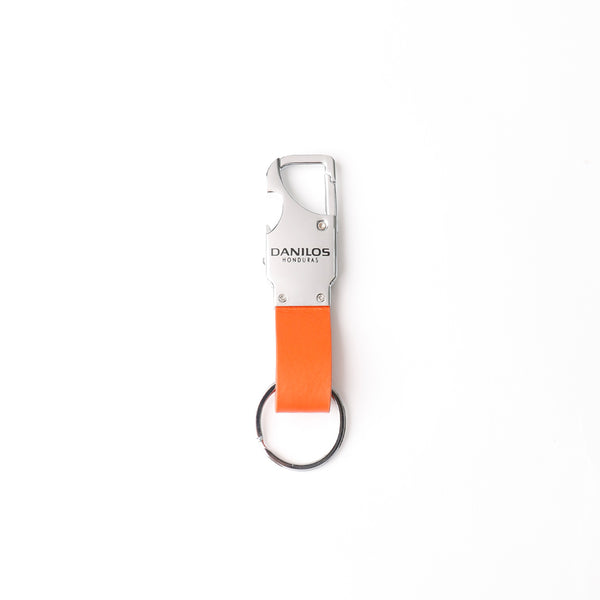 Bottle Opener Key Fob With Led Light - Orange Napa