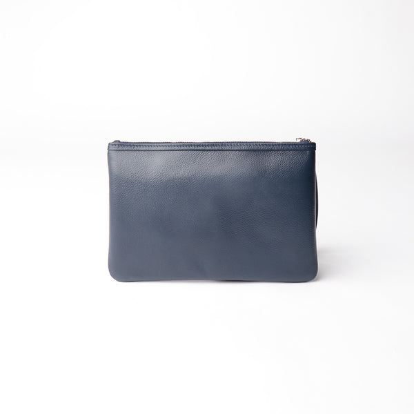 Nova Pouch M - Pebble Dark Blue – Danilo's Fine Leather